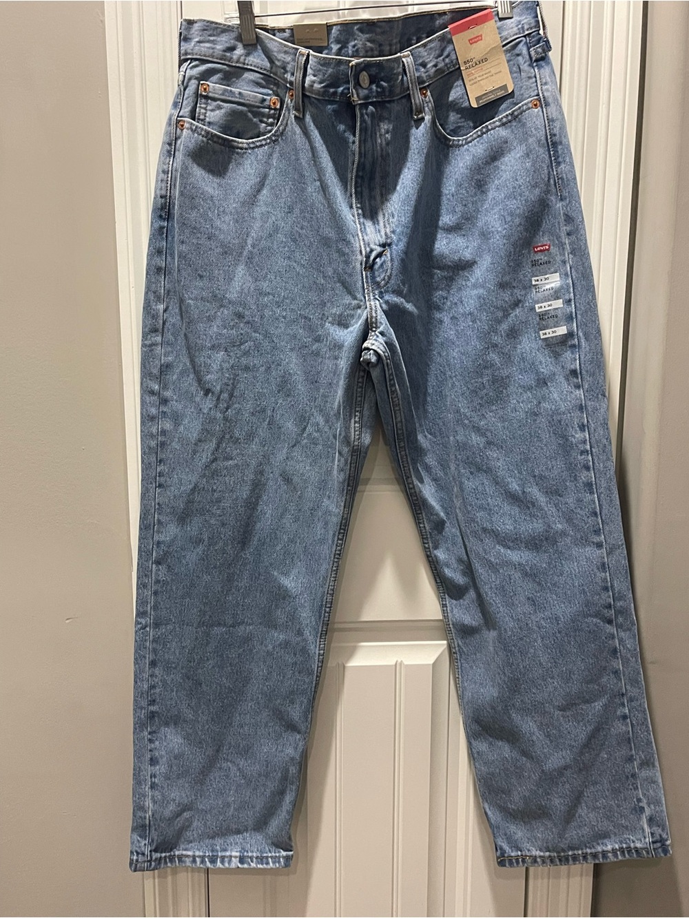 Levi's Light Wash Men’s Straight Jeans - Blue